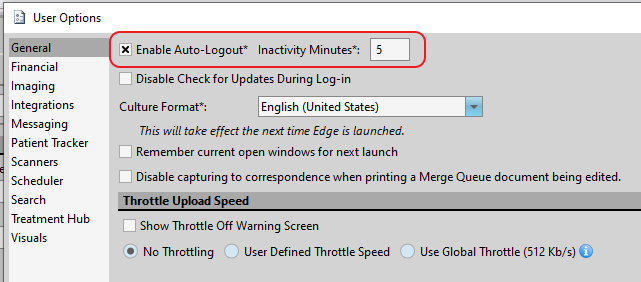 Setting Up Edge Clouds Auto Logout Policy